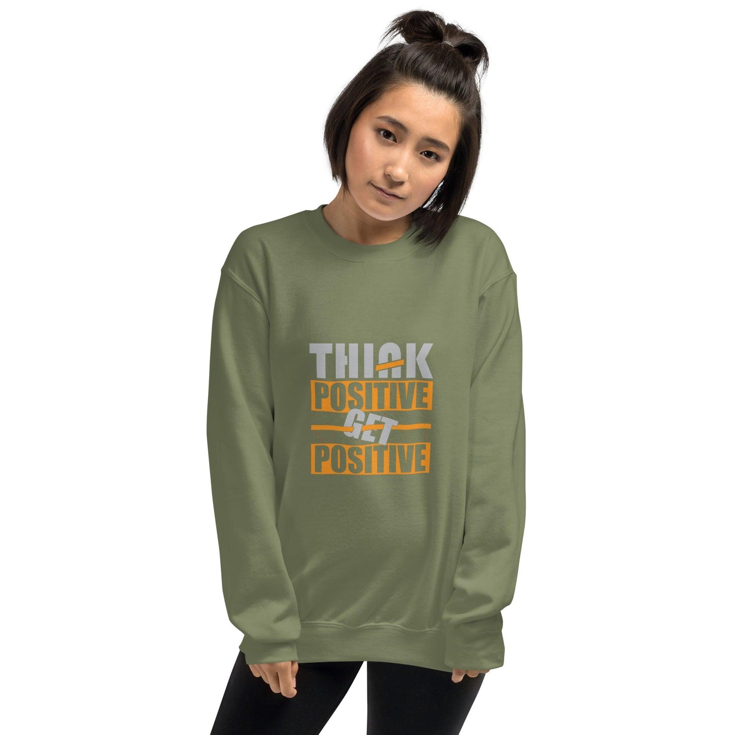 Sweatshirt "Think Positive Get Positive" - Koolmi