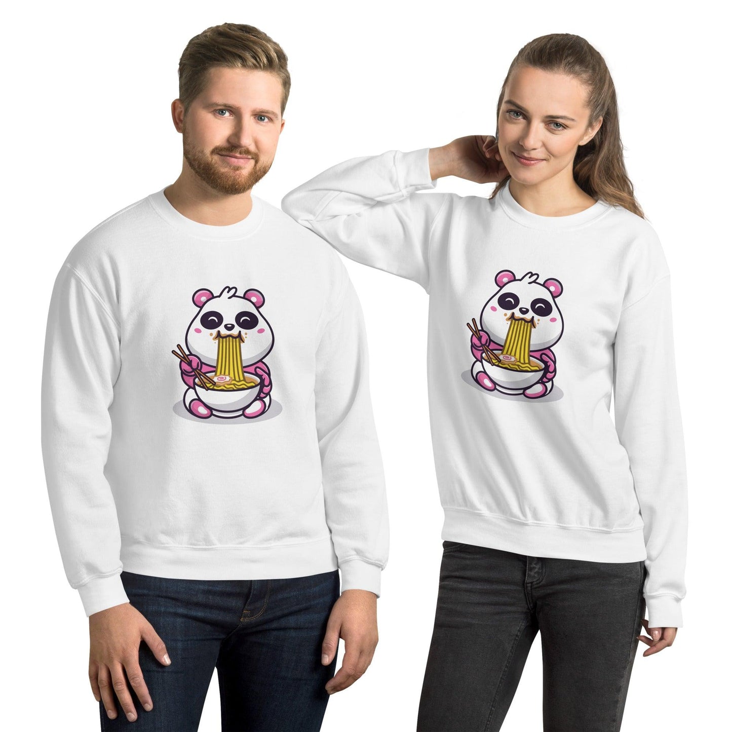 Sweatshirt "Cute Panda Eating Noodles" - Koolmi
