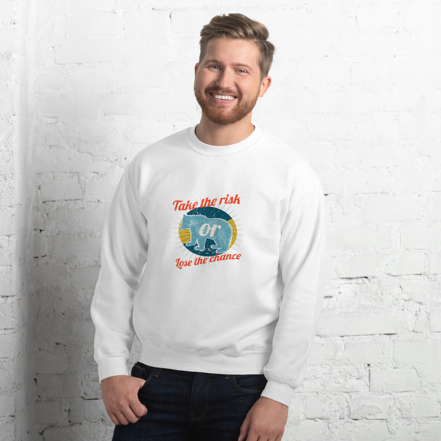 Sweatshirt "Take The Risk Or Lose The Chance" - Koolmi