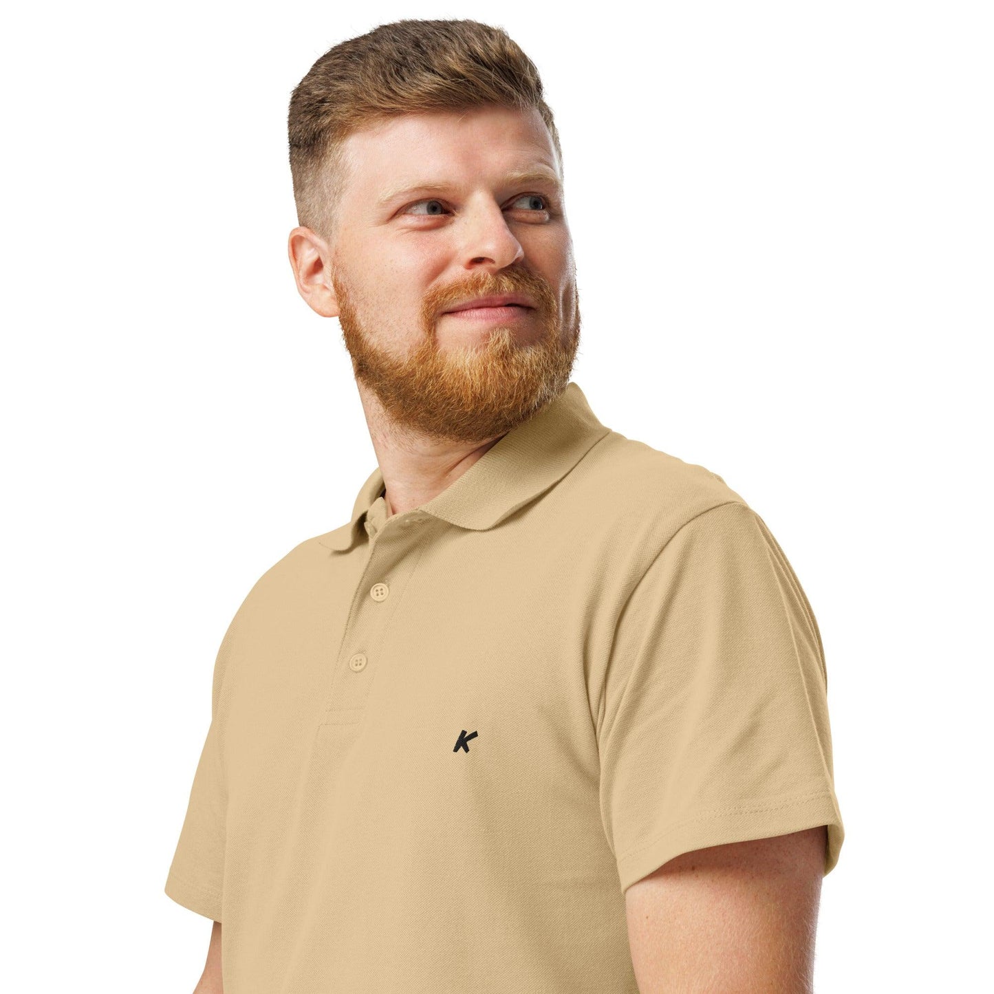 POLO HOMME SABLE BRODÉ - Koolmi