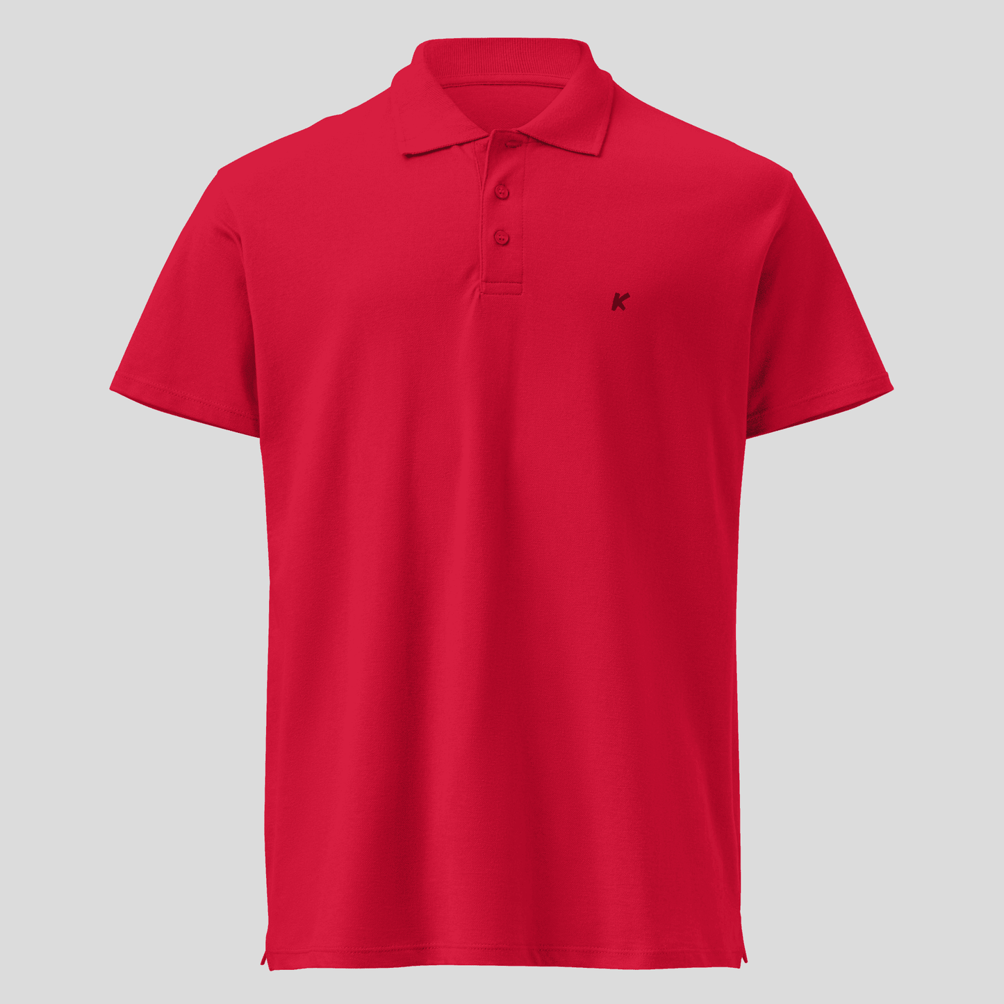POLO FEMME ROUGE BRODÉ - Koolmi