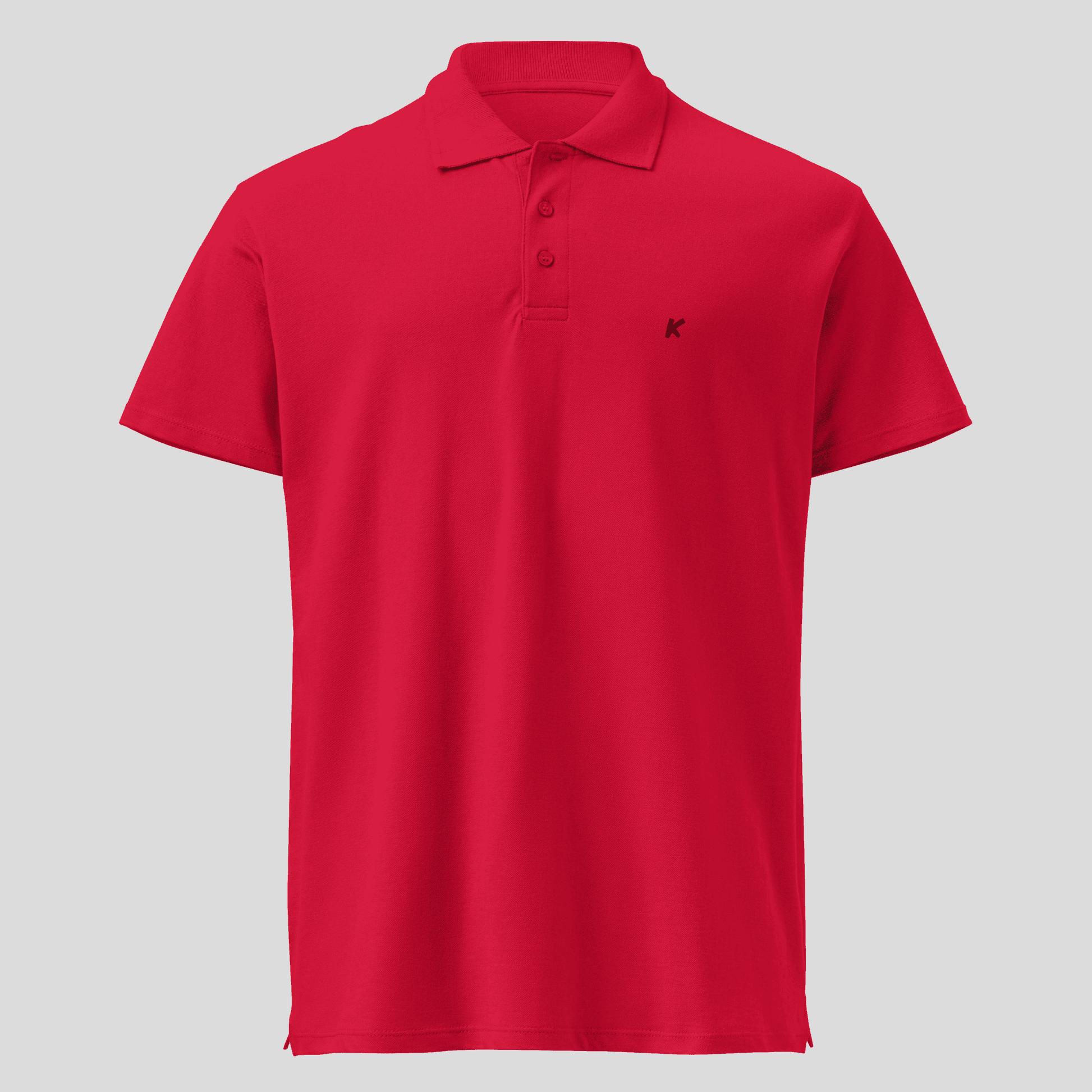 POLO FEMME ROUGE BRODÉ - Koolmi