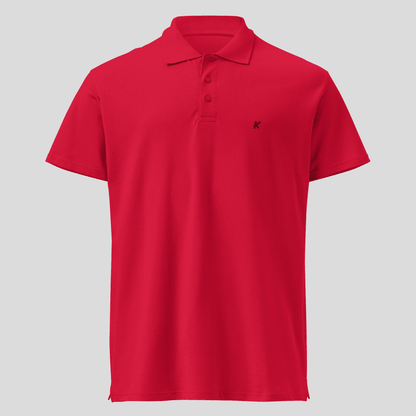 POLO FEMME ROUGE BRODÉ - Koolmi