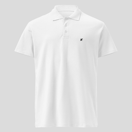 POLO FEMME BLANC BRODÉ - Koolmi