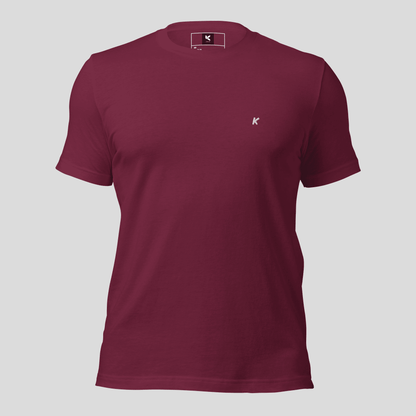 T-SHIRT HOMME MARRON BRODÉ - Koolmi