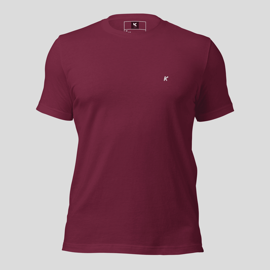 T-SHIRT HOMME MARRON BRODÉ - Koolmi