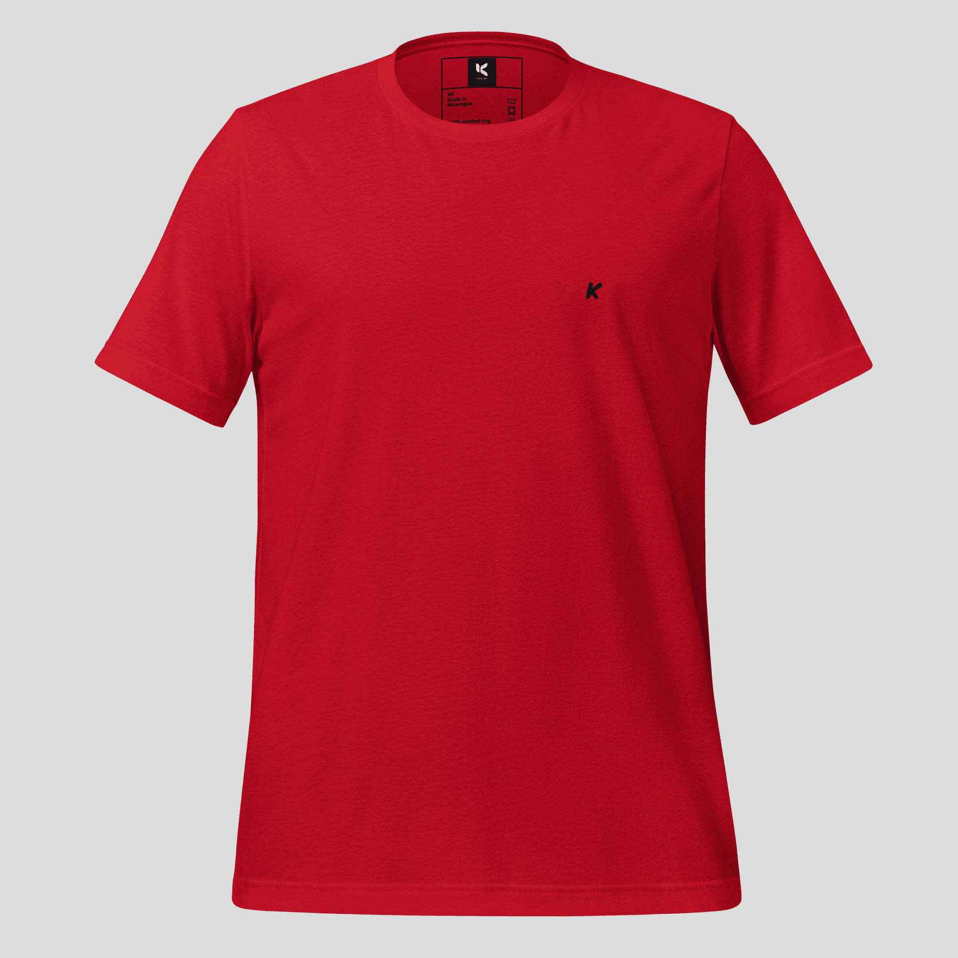 T-SHIRT FEMME ROUGE BRODÉ - Koolmi
