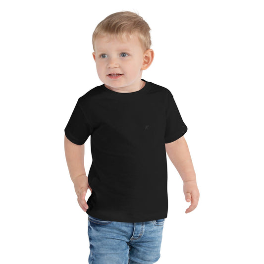 T-SHIRT GARÇON NOIR BRODÉ - Koolmi