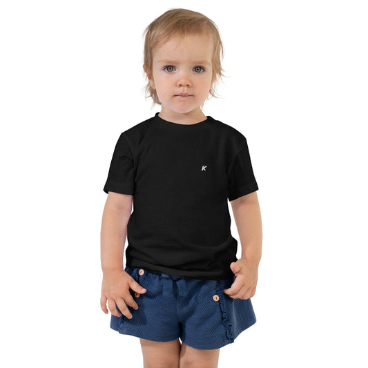 T-SHIRT FILLE NOIR BRODÉ - Koolmi