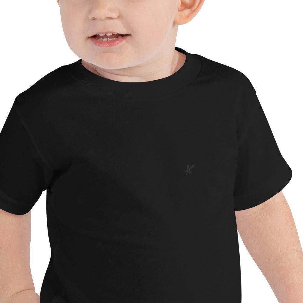 T-SHIRT GARÇON NOIR BRODÉ - Koolmi