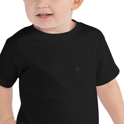 T-SHIRT GARÇON NOIR BRODÉ - Koolmi