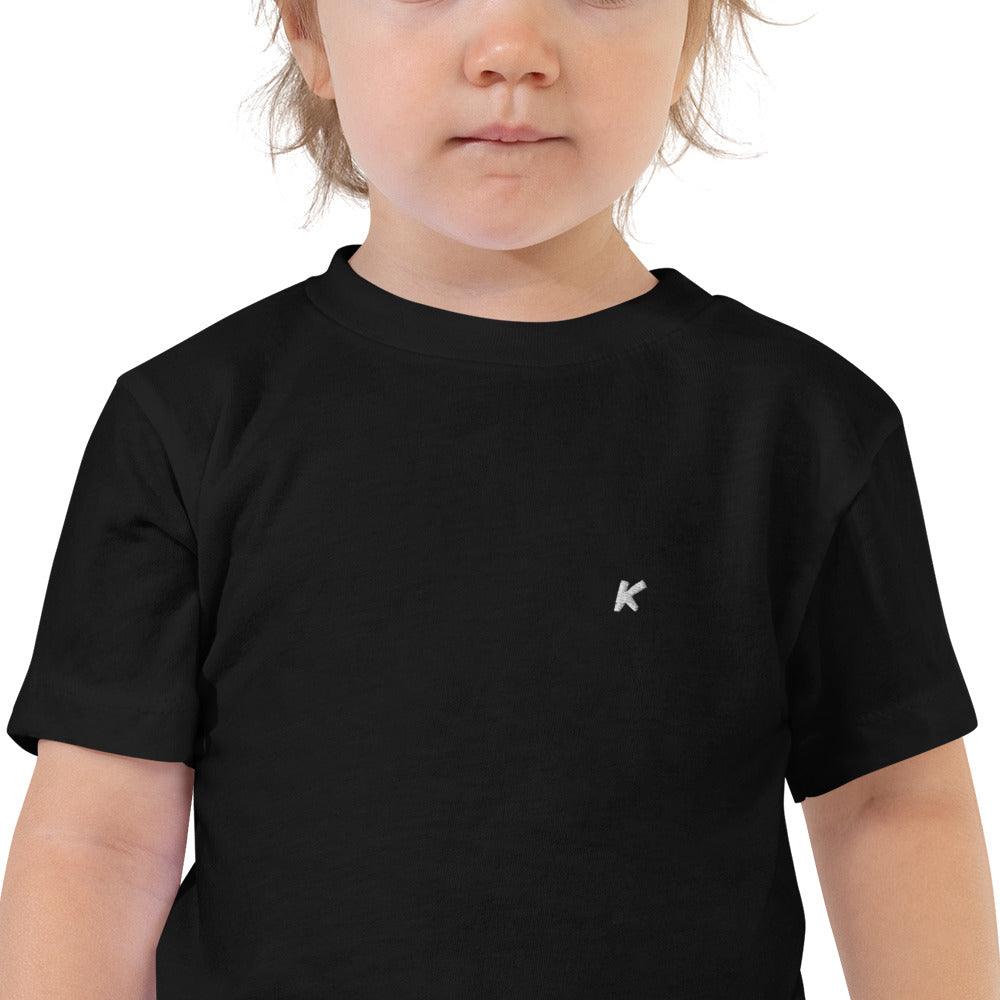T-SHIRT FILLE NOIR BRODÉ - Koolmi