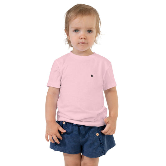 T-SHIRT FILLE ROSE BRODÉ - Koolmi