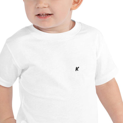 T-SHIRT GARÇON BLANC BRODÉ - Koolmi
