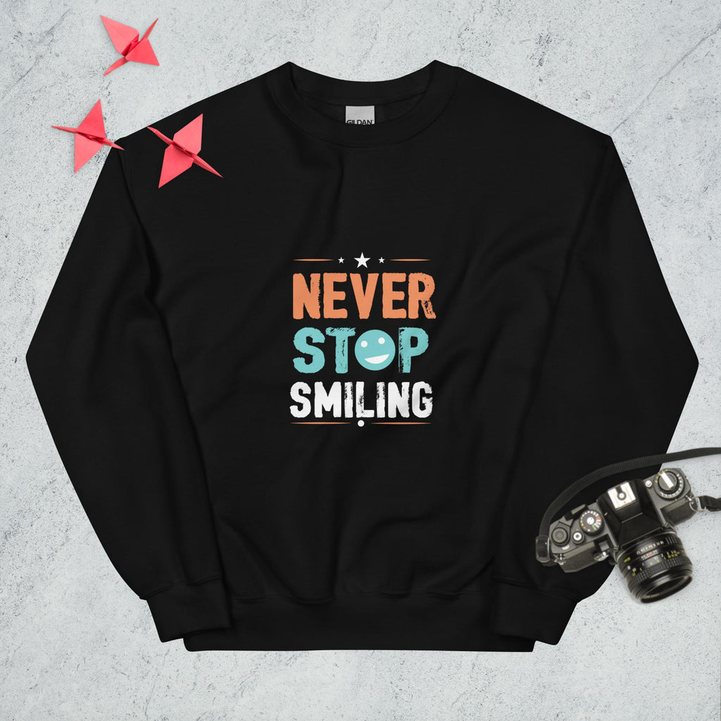 Sweatshirt "Never Stop Smiling" - Koolmi
