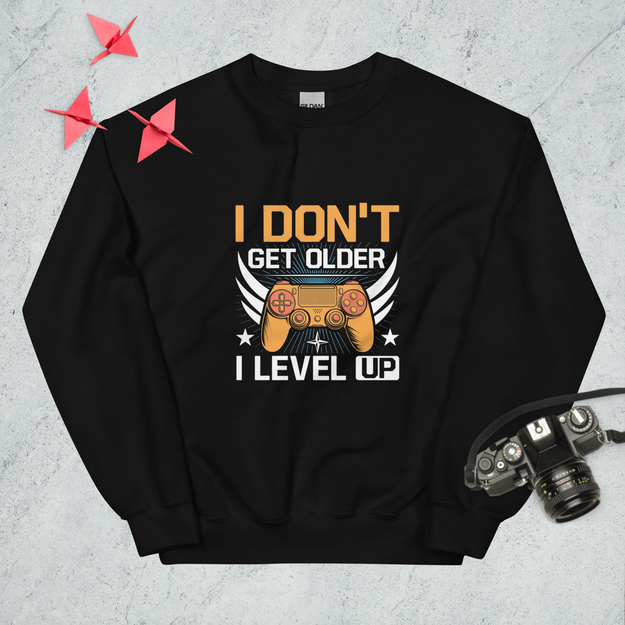 Sweatshirt "I Don't Get Older i Level Up" - Koolmi