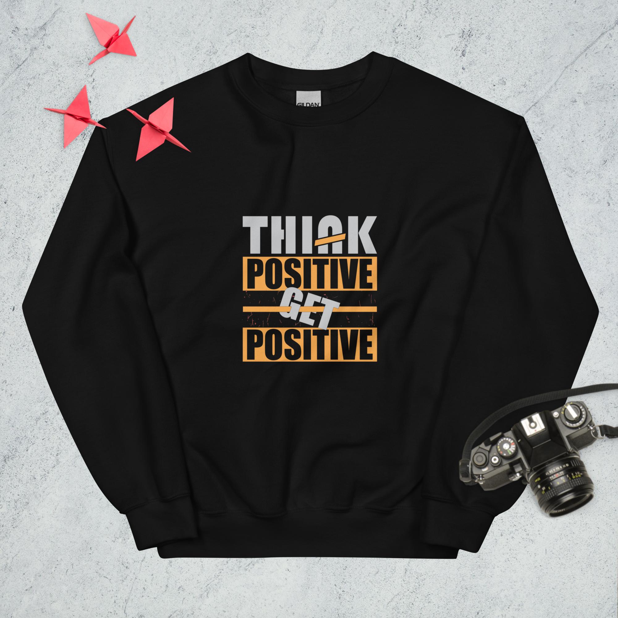 Sweatshirt "Think Positive Get Positive" - Koolmi