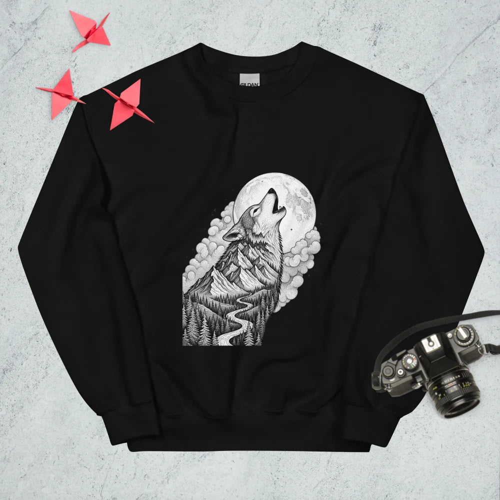 Sweatshirt "A Howling Wolf"