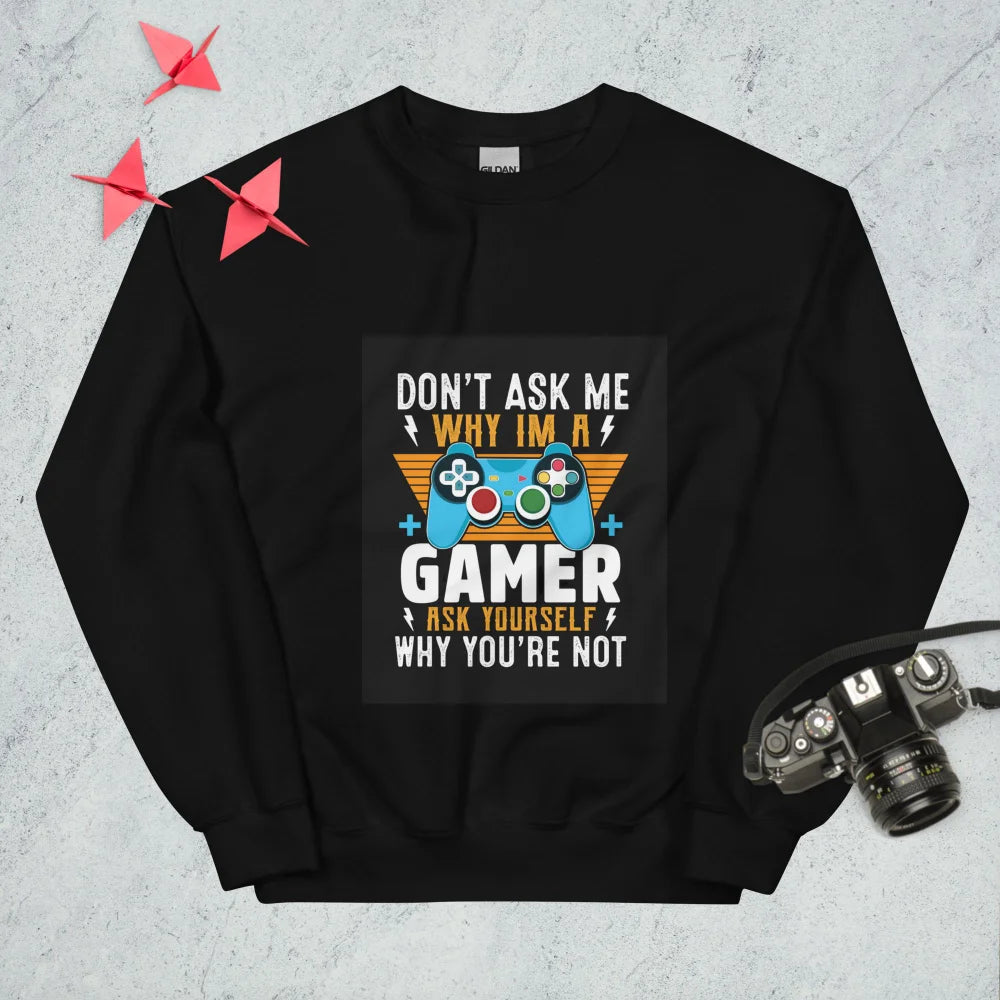 Sweatshirt "Don't Ask Me Why Im A Gamer"