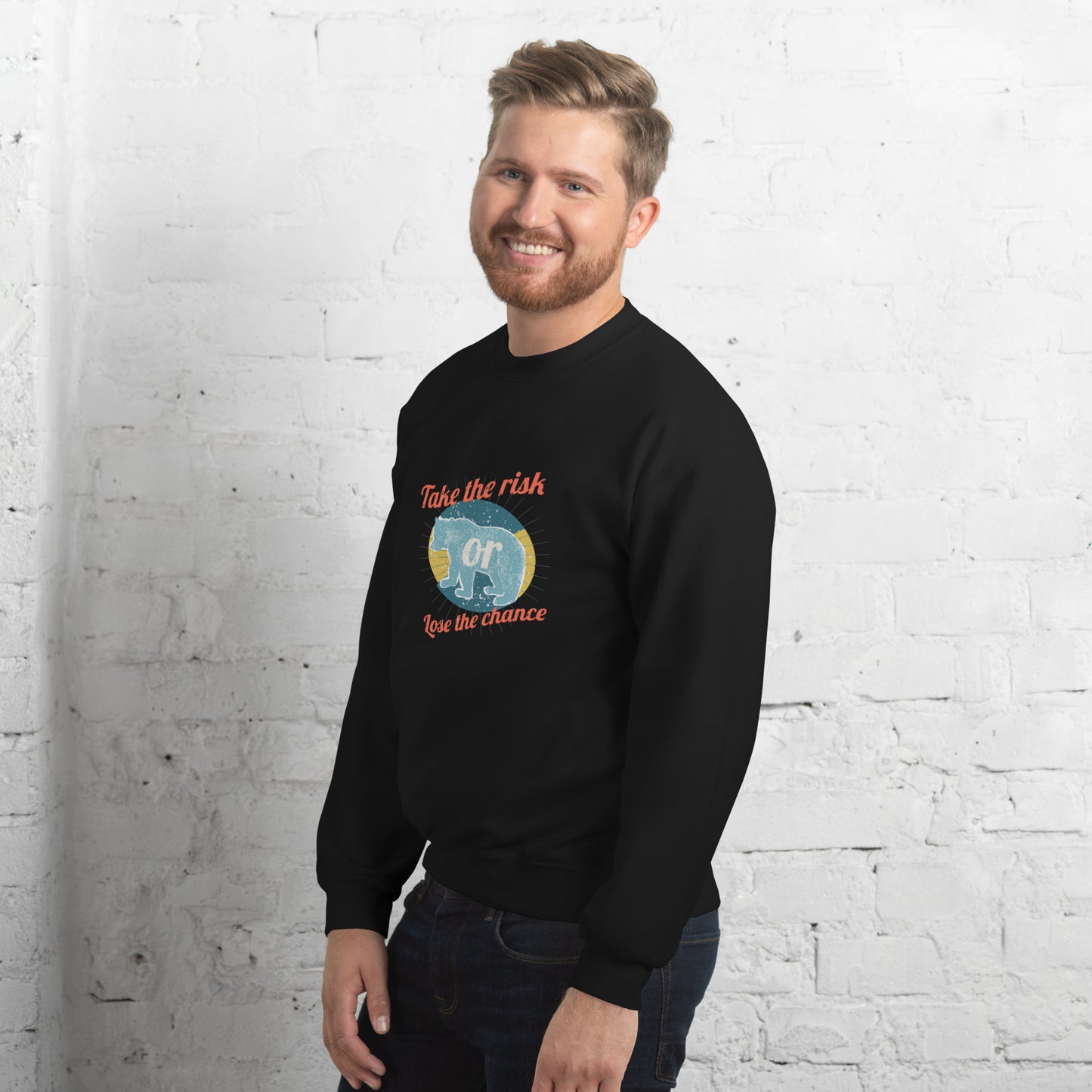 Sweatshirt "Take The Risk Or Lose The Chance" - Koolmi
