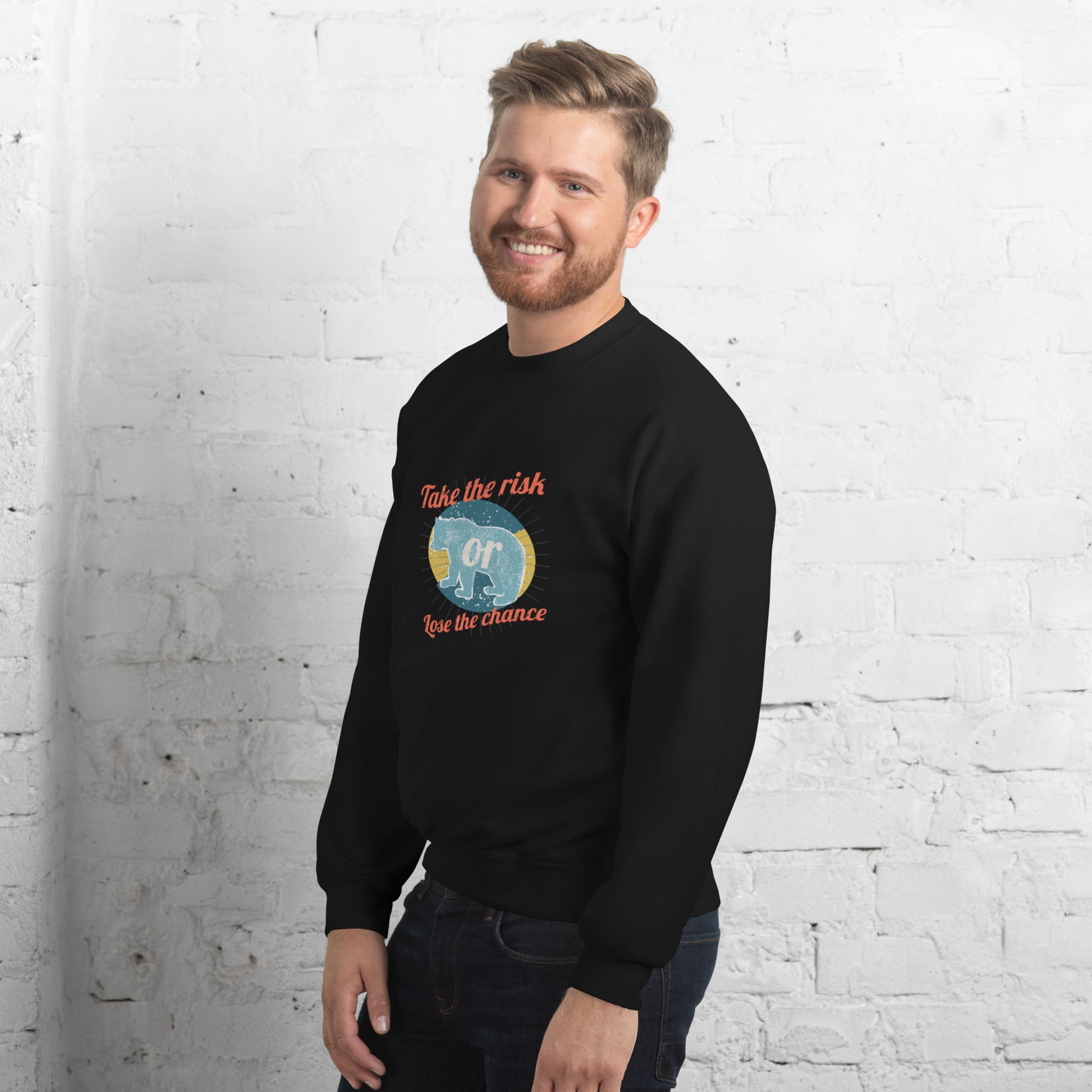 Sweatshirt "Take The Risk Or Lose The Chance" - Koolmi