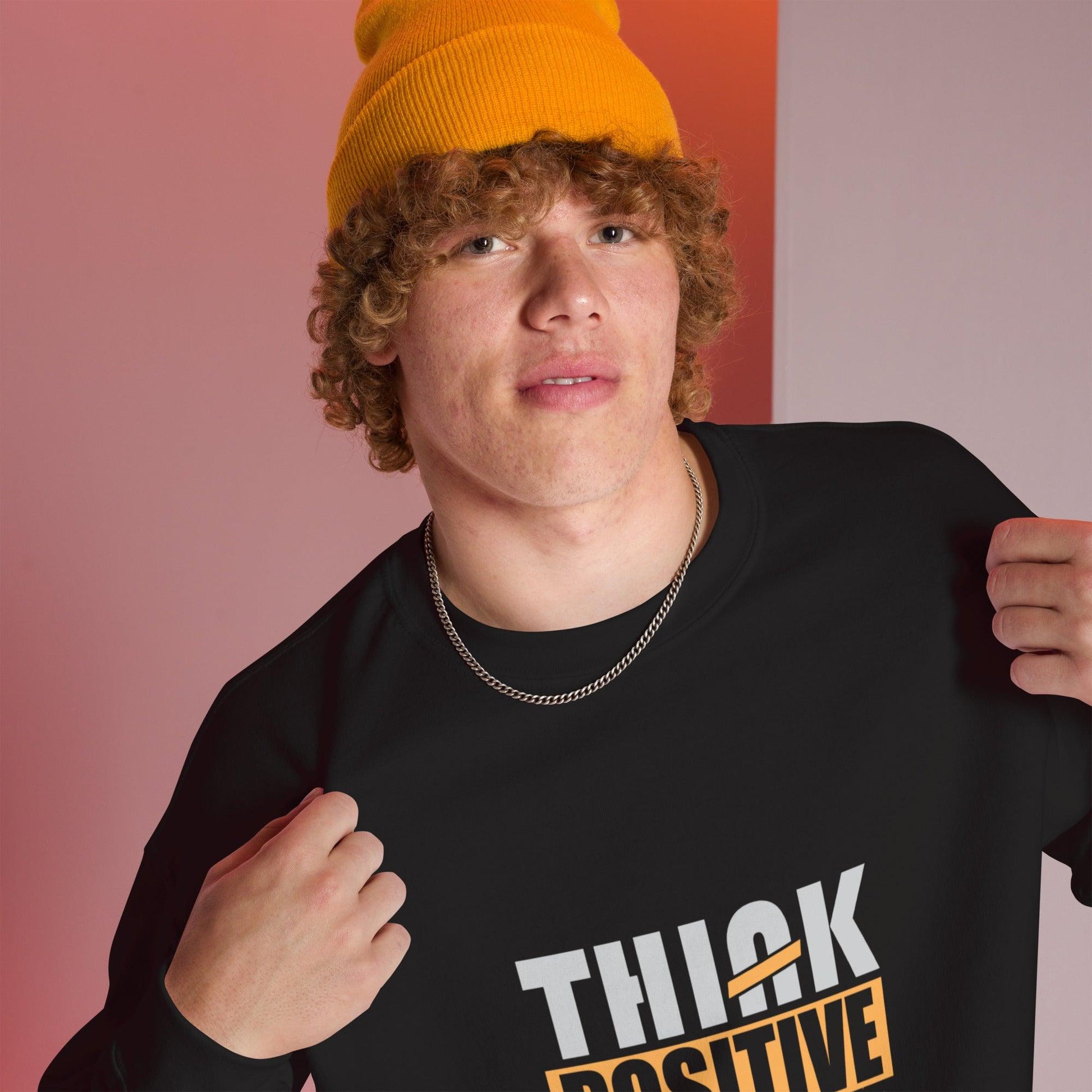 Sweatshirt "Think Positive Get Positive" - Koolmi