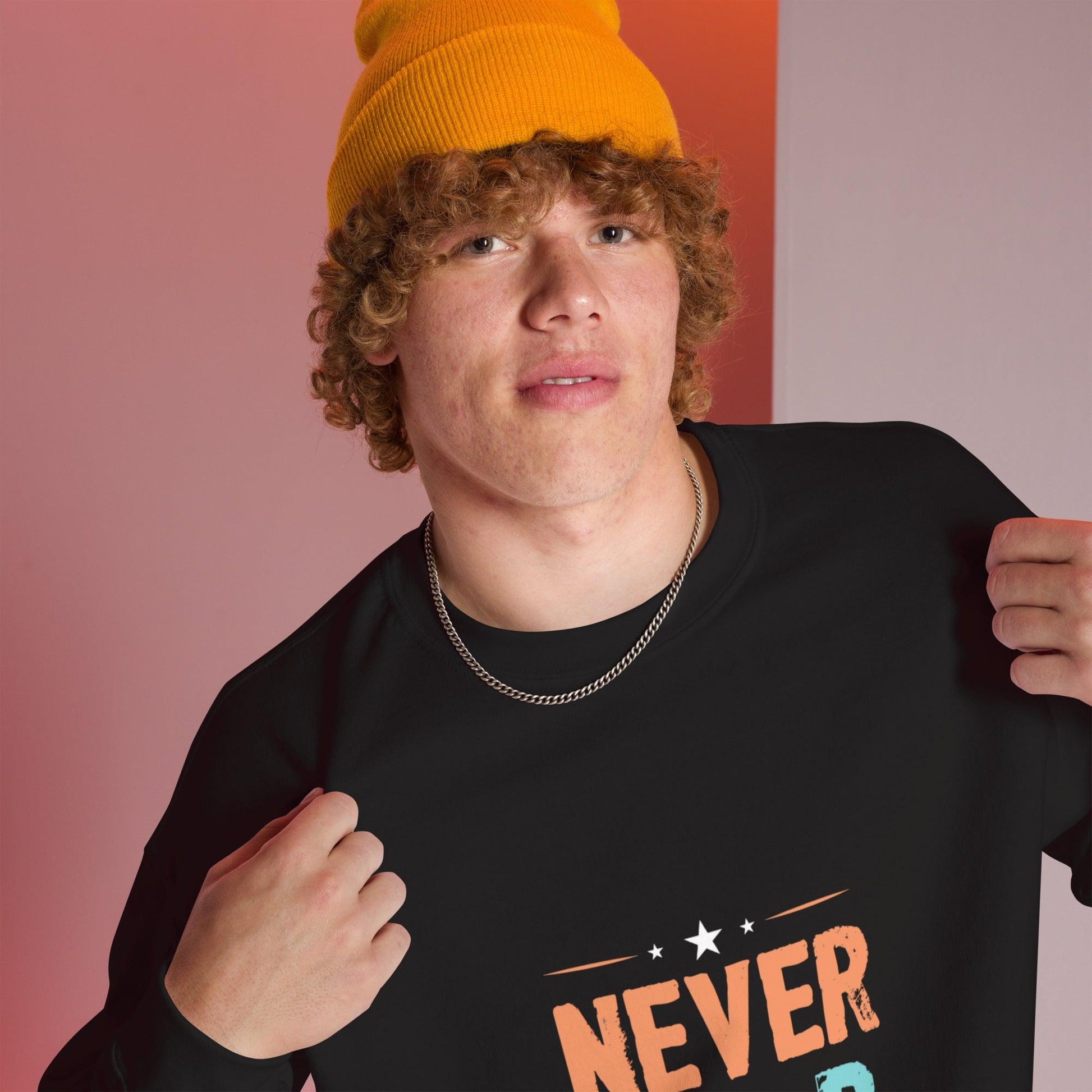 Sweatshirt "Never Stop Smiling" - Koolmi