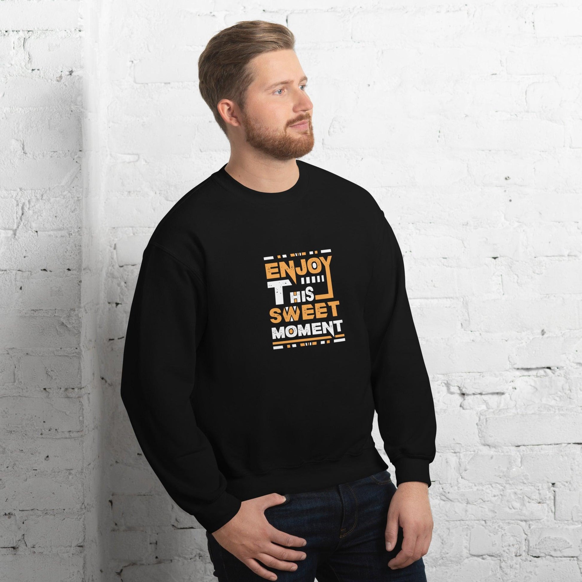 Sweatshirt "Enjoy This Sweet Moment" - Koolmi