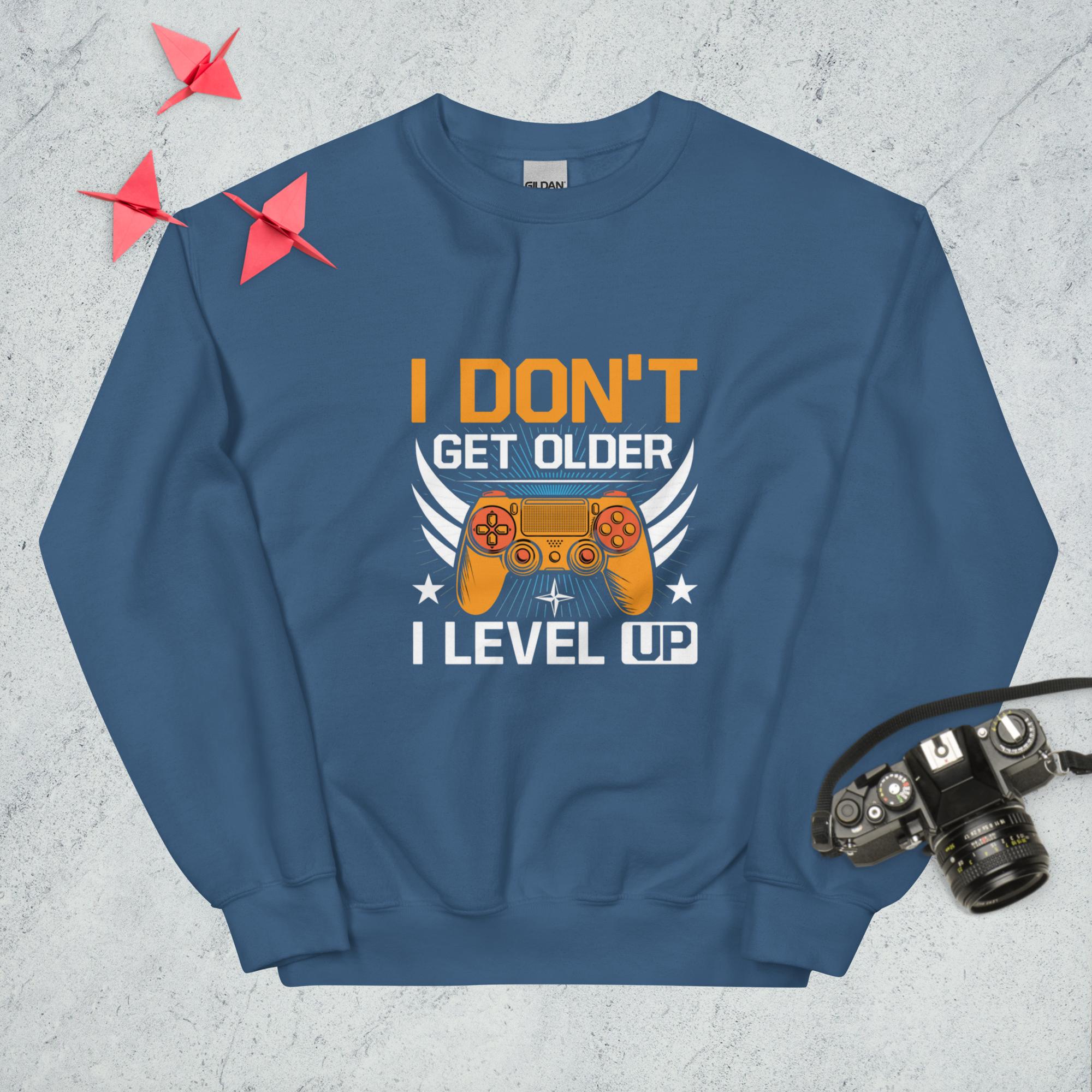 Sweatshirt "I Don't Get Older i Level Up" - Koolmi
