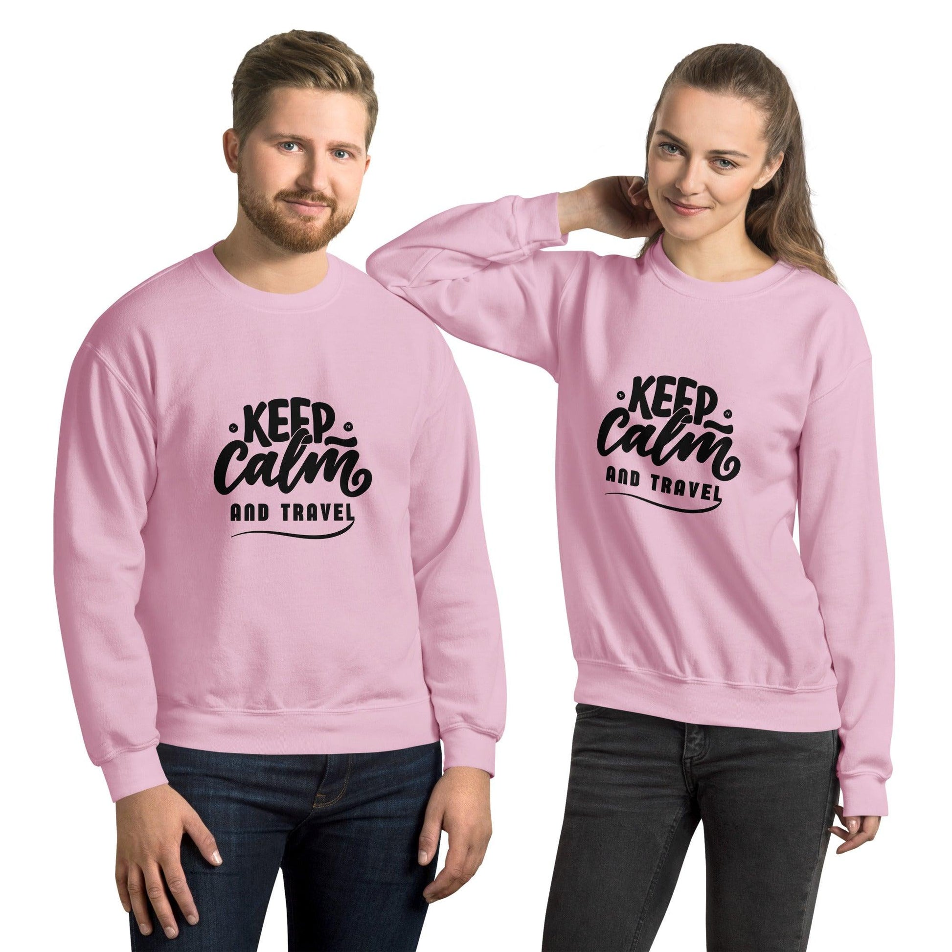 Sweatshirt "Keep Calm And Travel" - Koolmi