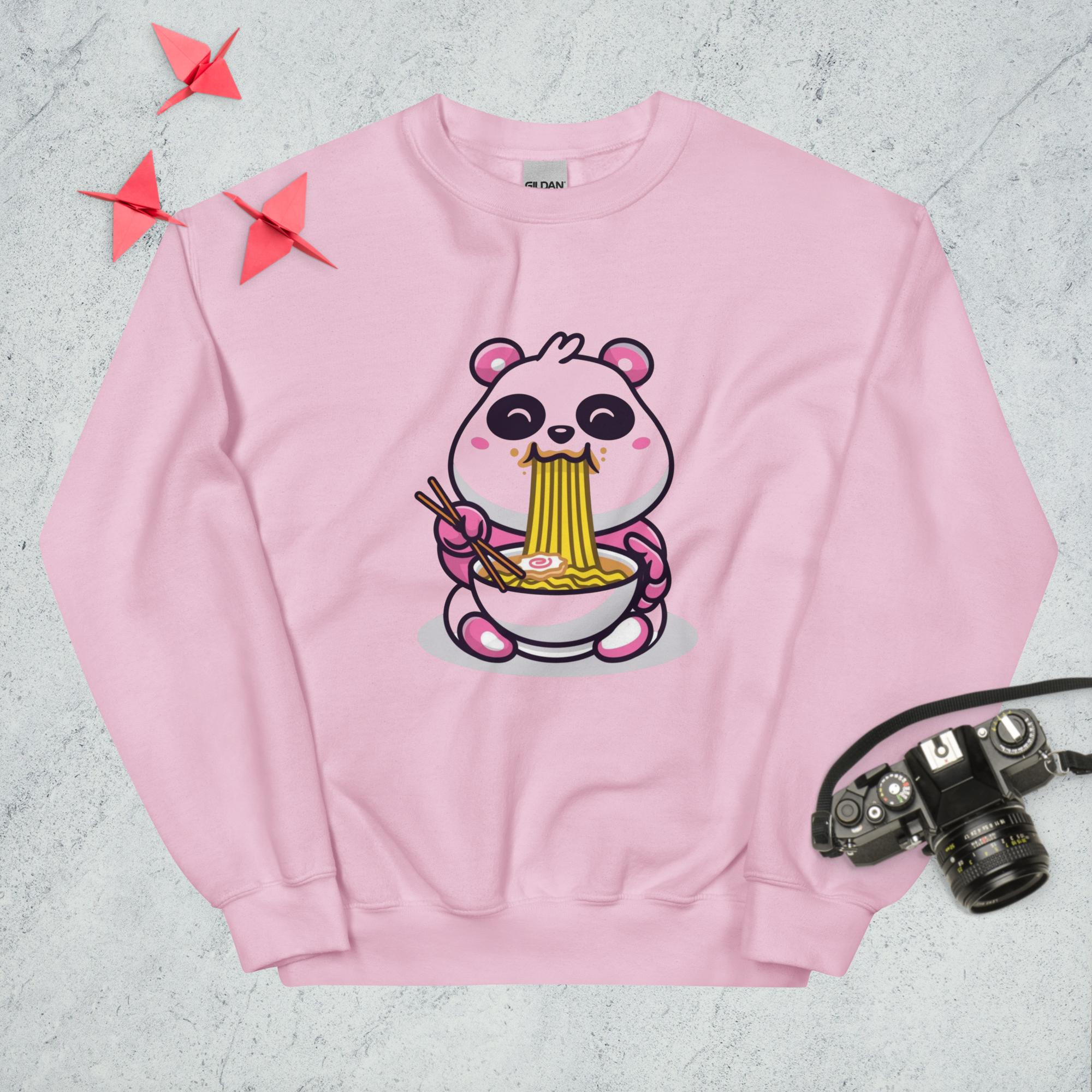Sweatshirt "Cute Panda Eating Noodles" - Koolmi