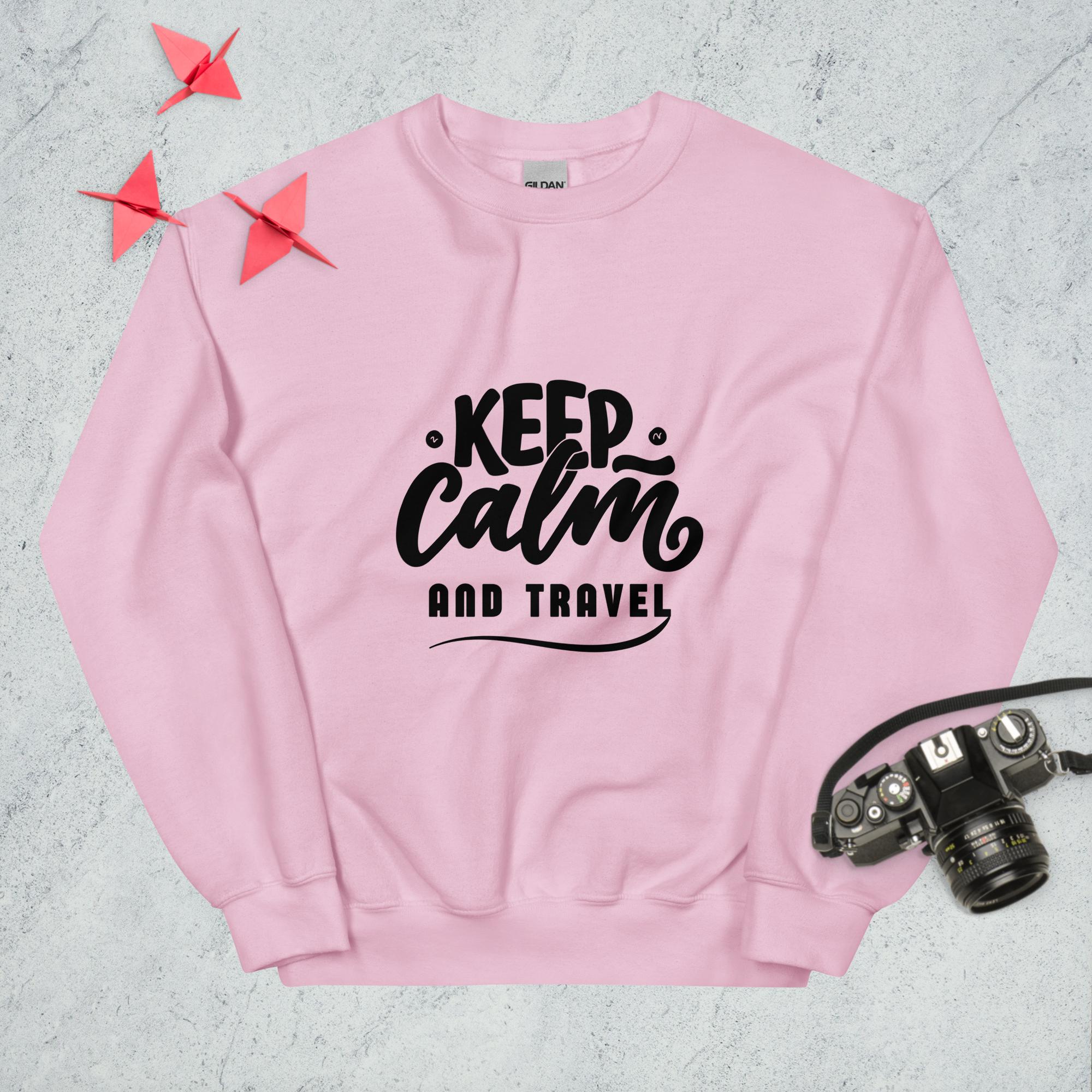Sweatshirt "Keep Calm And Travel" - Koolmi