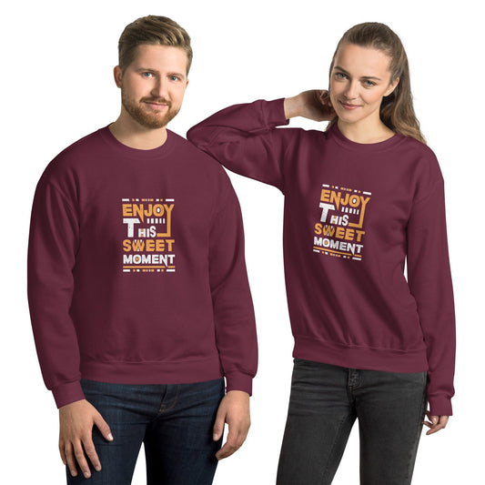 Sweatshirt "Enjoy This Sweet Moment" - Koolmi