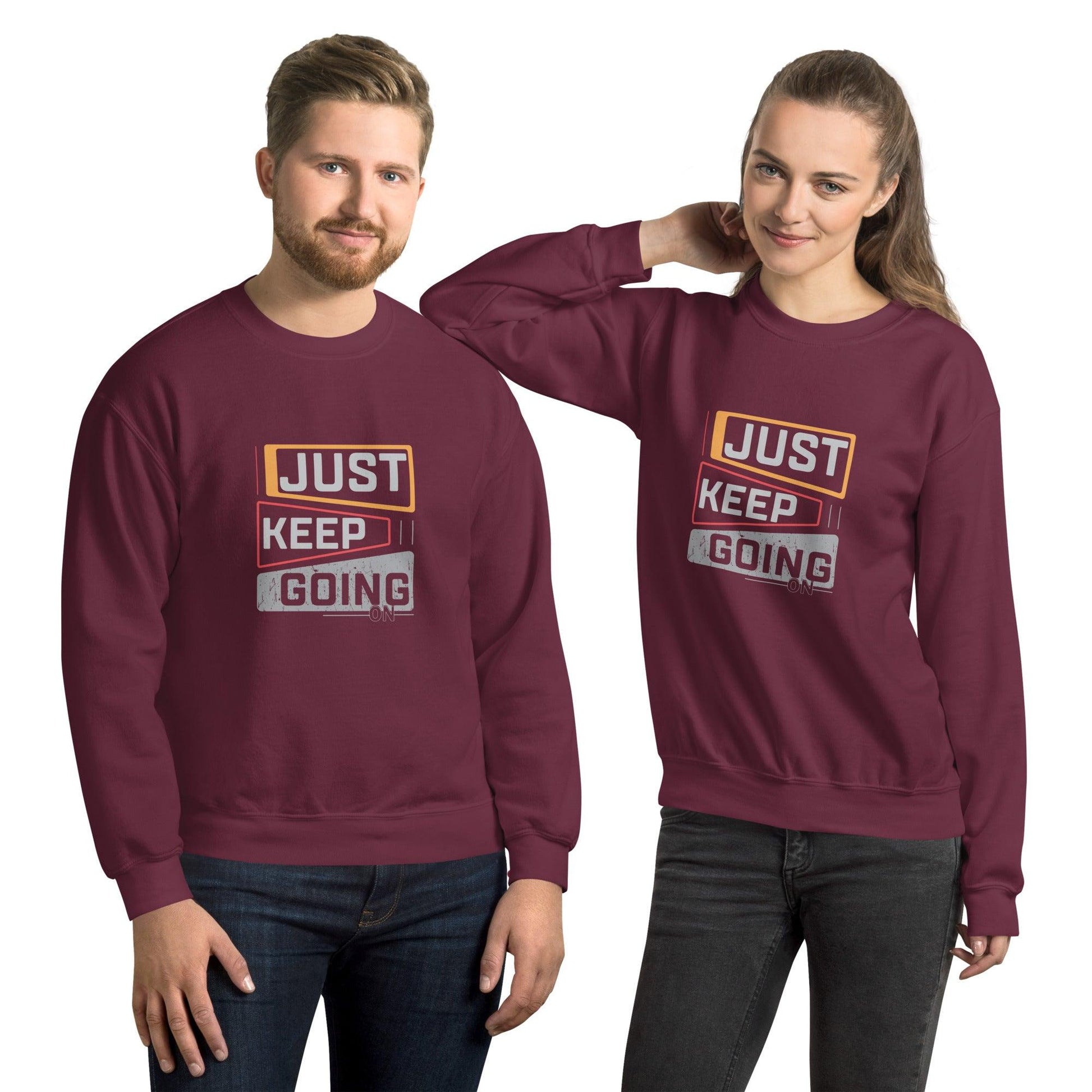 Sweatshirt "Just Keep Going" - Koolmi
