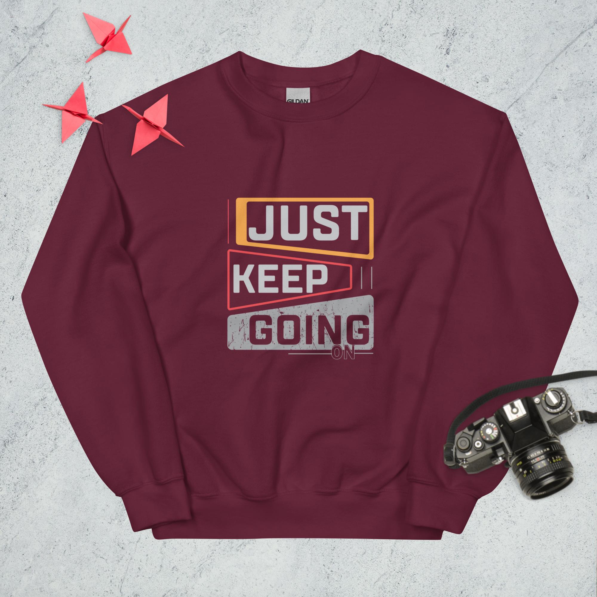 Sweatshirt "Just Keep Going" - Koolmi