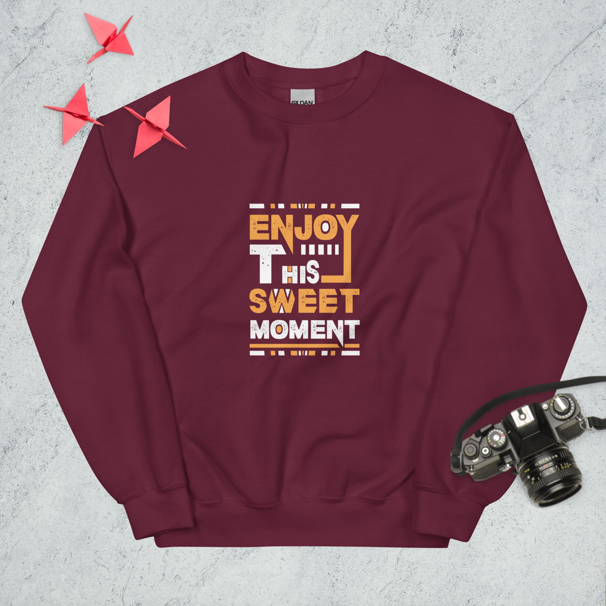 Sweatshirt "Enjoy This Sweet Moment" - Koolmi