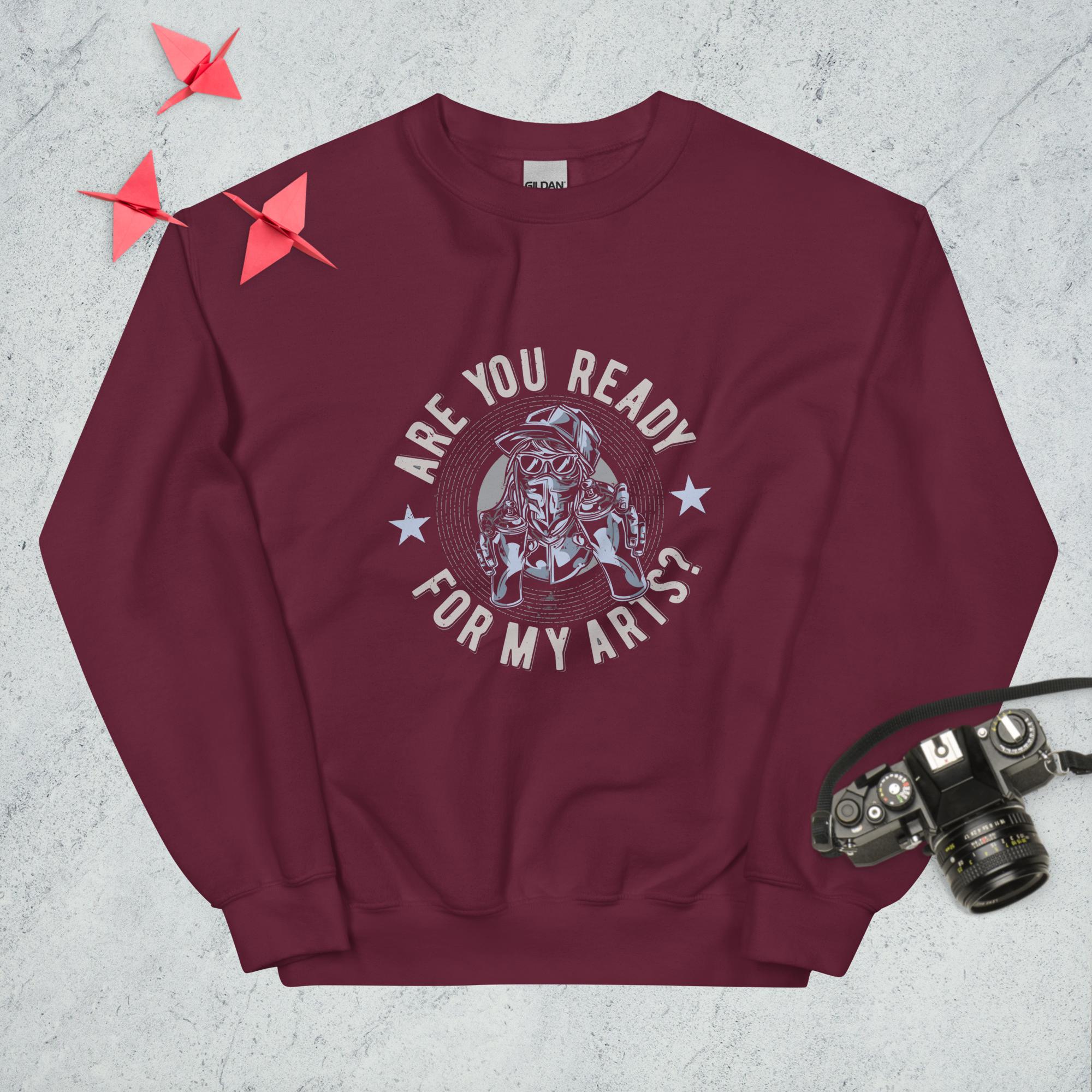 Sweatshirt "Are You Ready For My Arts" - Koolmi