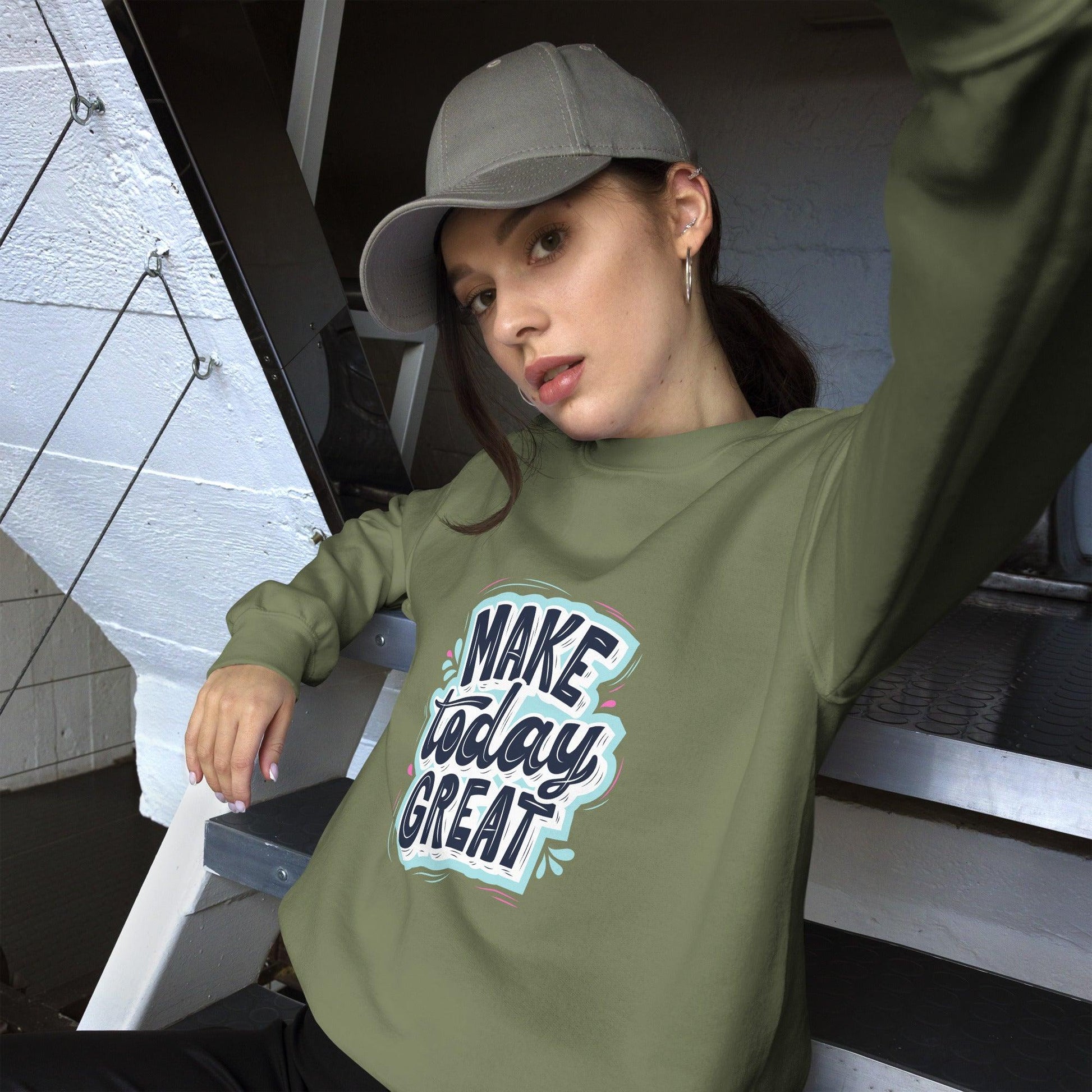 Sweatshirt "Make Today Great" - Koolmi