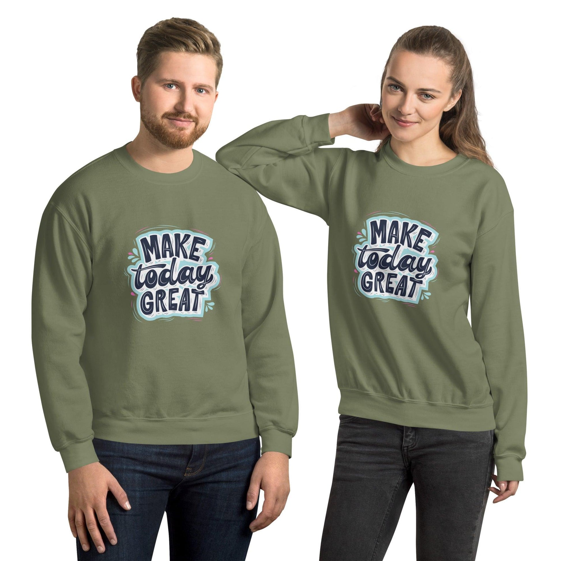 Sweatshirt "Make Today Great" - Koolmi