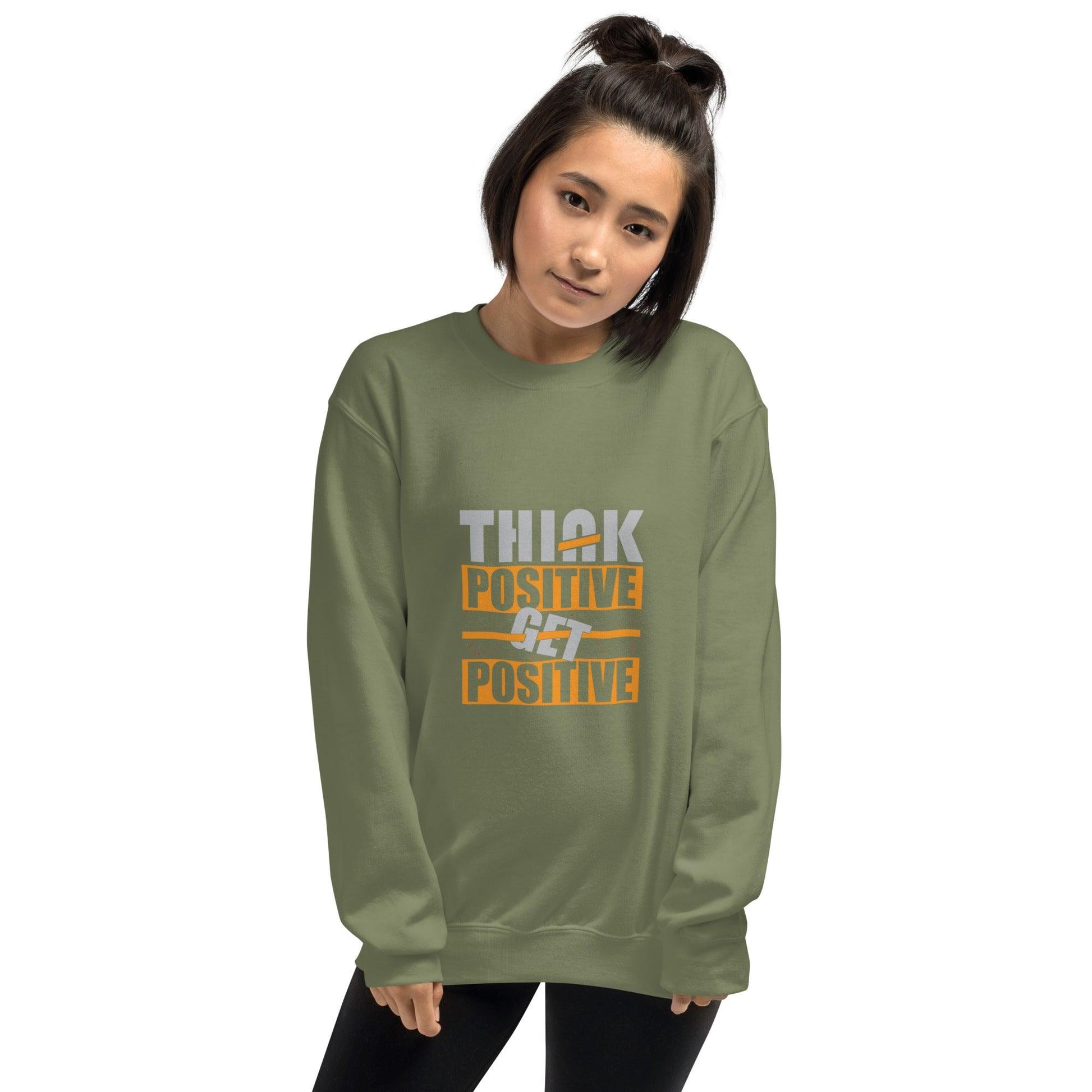 Sweatshirt "Think Positive Get Positive" - Koolmi