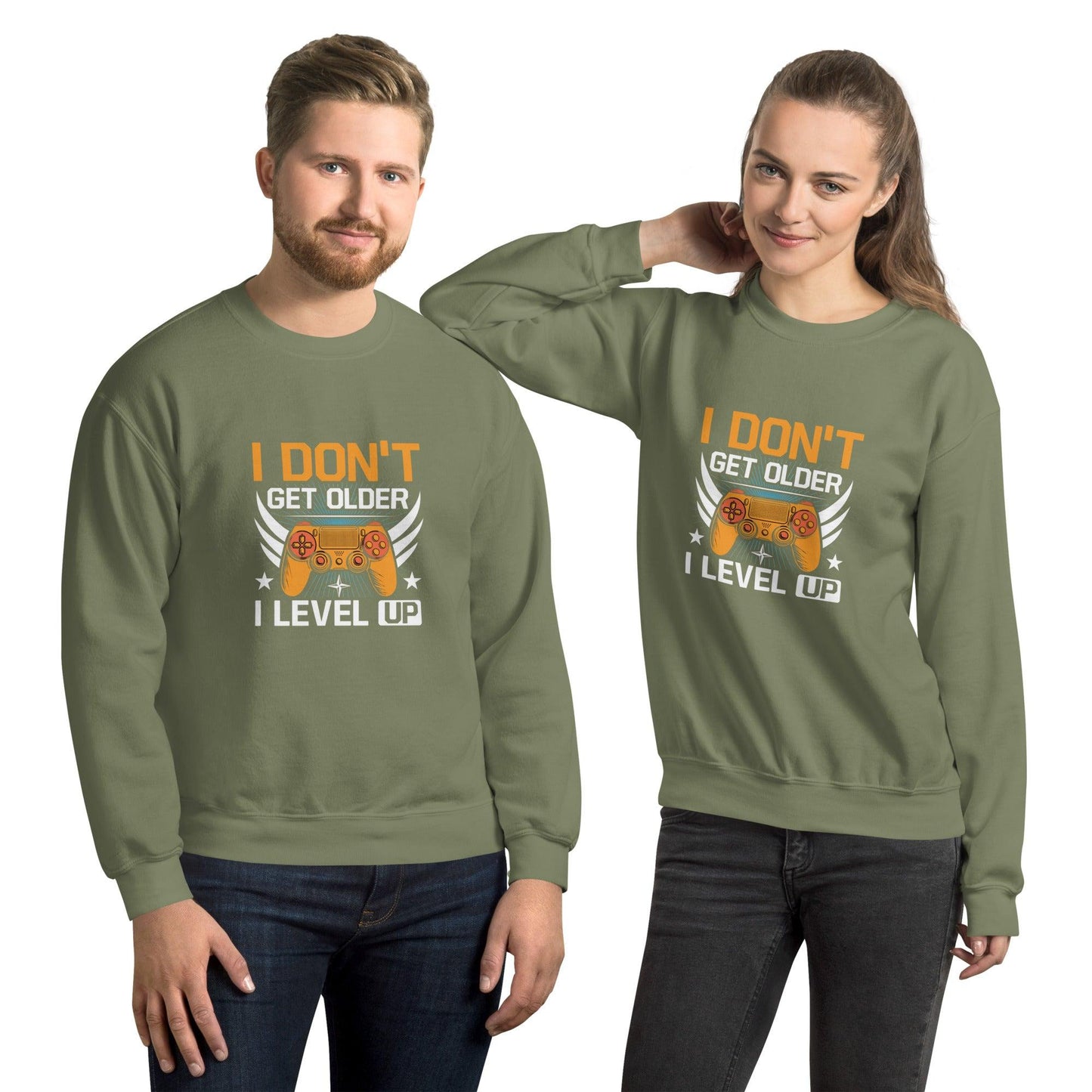 Sweatshirt "I Don't Get Older i Level Up" - Koolmi