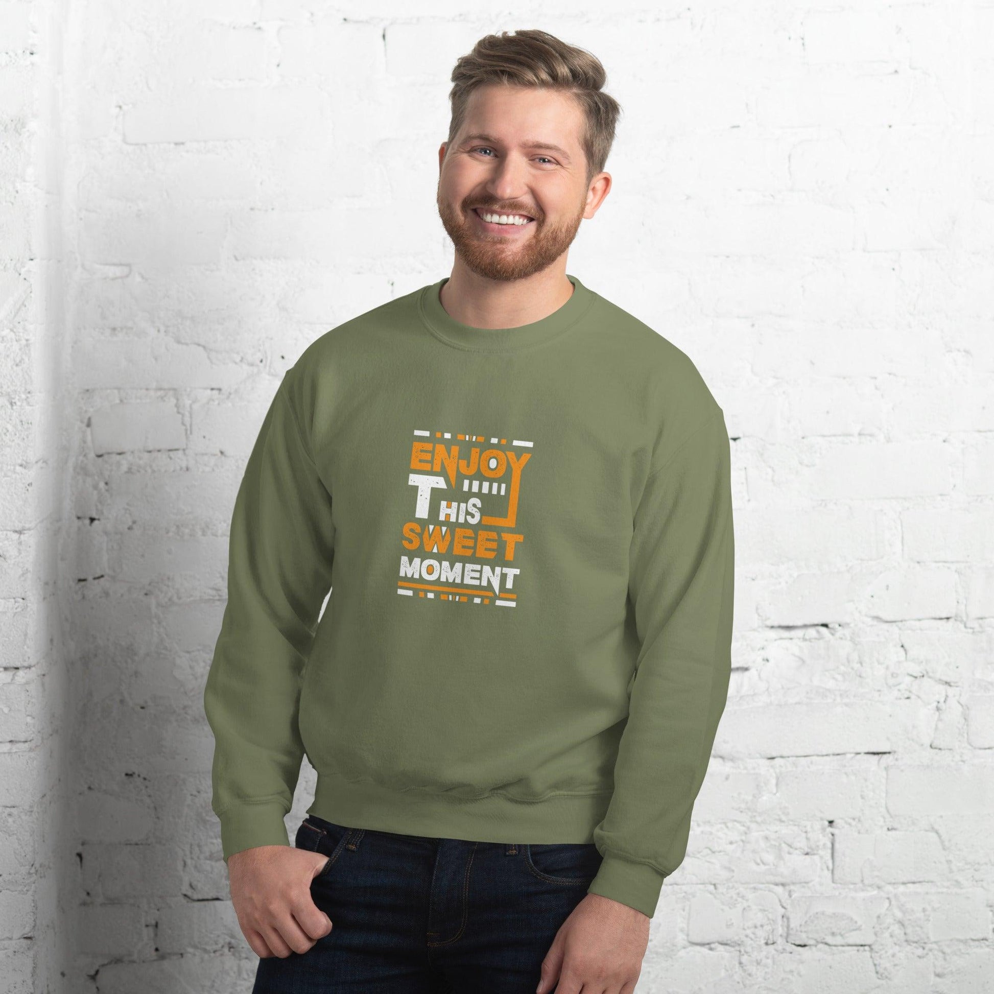Sweatshirt "Enjoy This Sweet Moment" - Koolmi