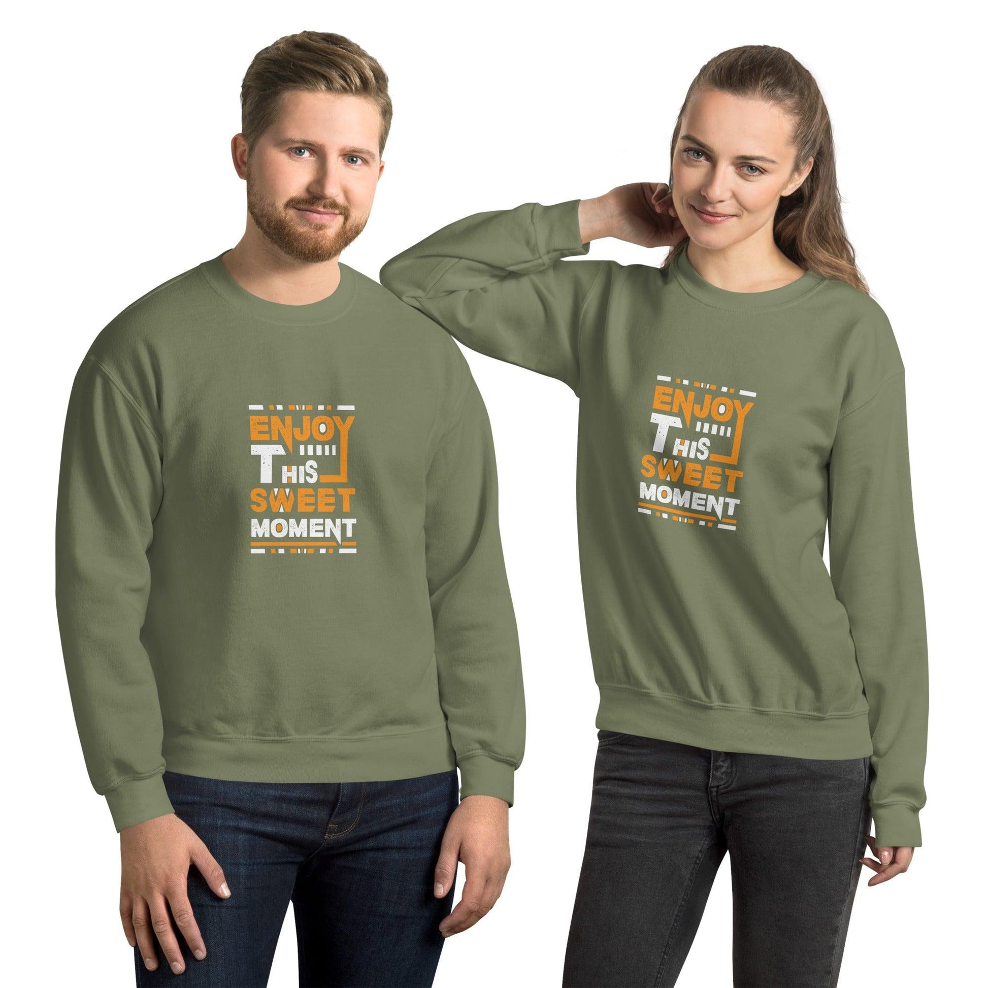 Sweatshirt "Enjoy This Sweet Moment" - Koolmi