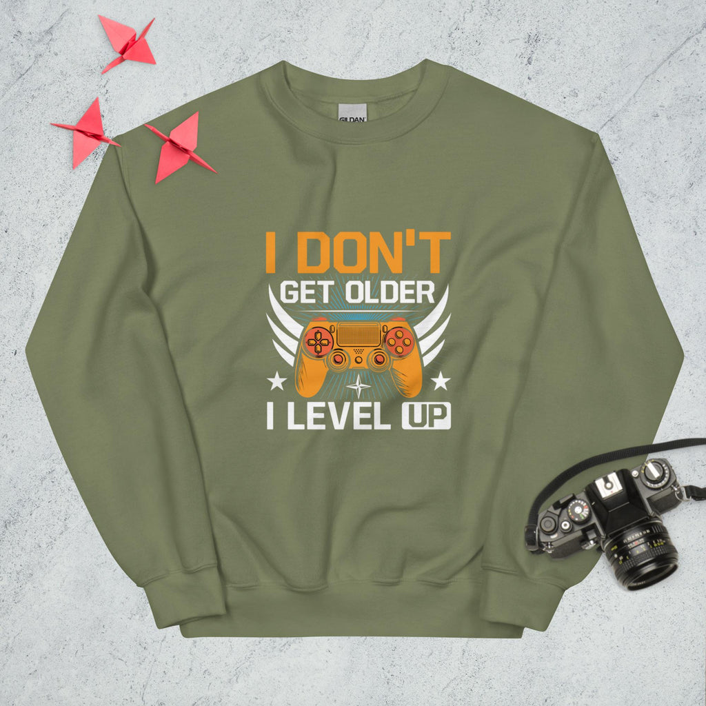 Sweatshirt "I Don't Get Older i Level Up" - Koolmi
