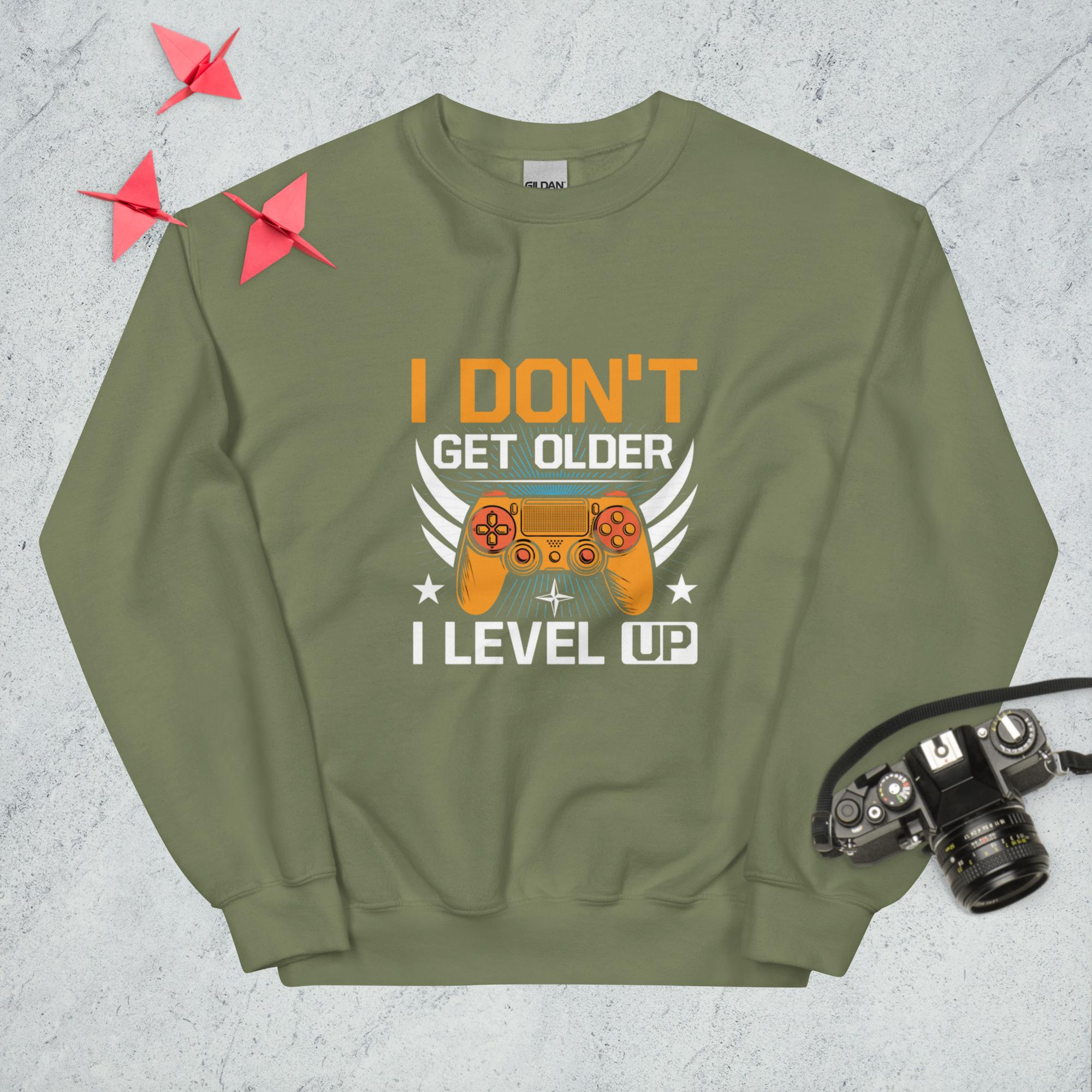 Sweatshirt "I Don't Get Older i Level Up" - Koolmi