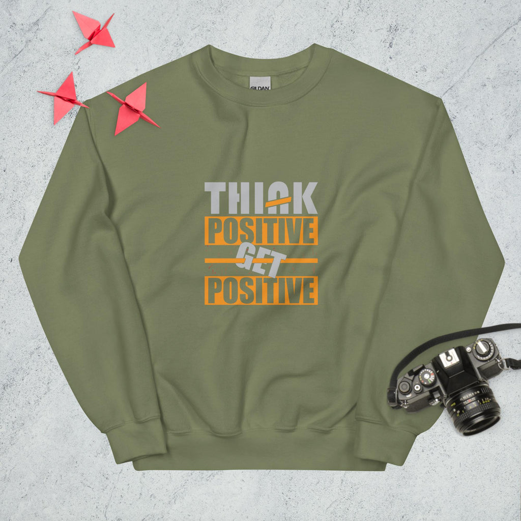 Sweatshirt "Think Positive Get Positive" - Koolmi