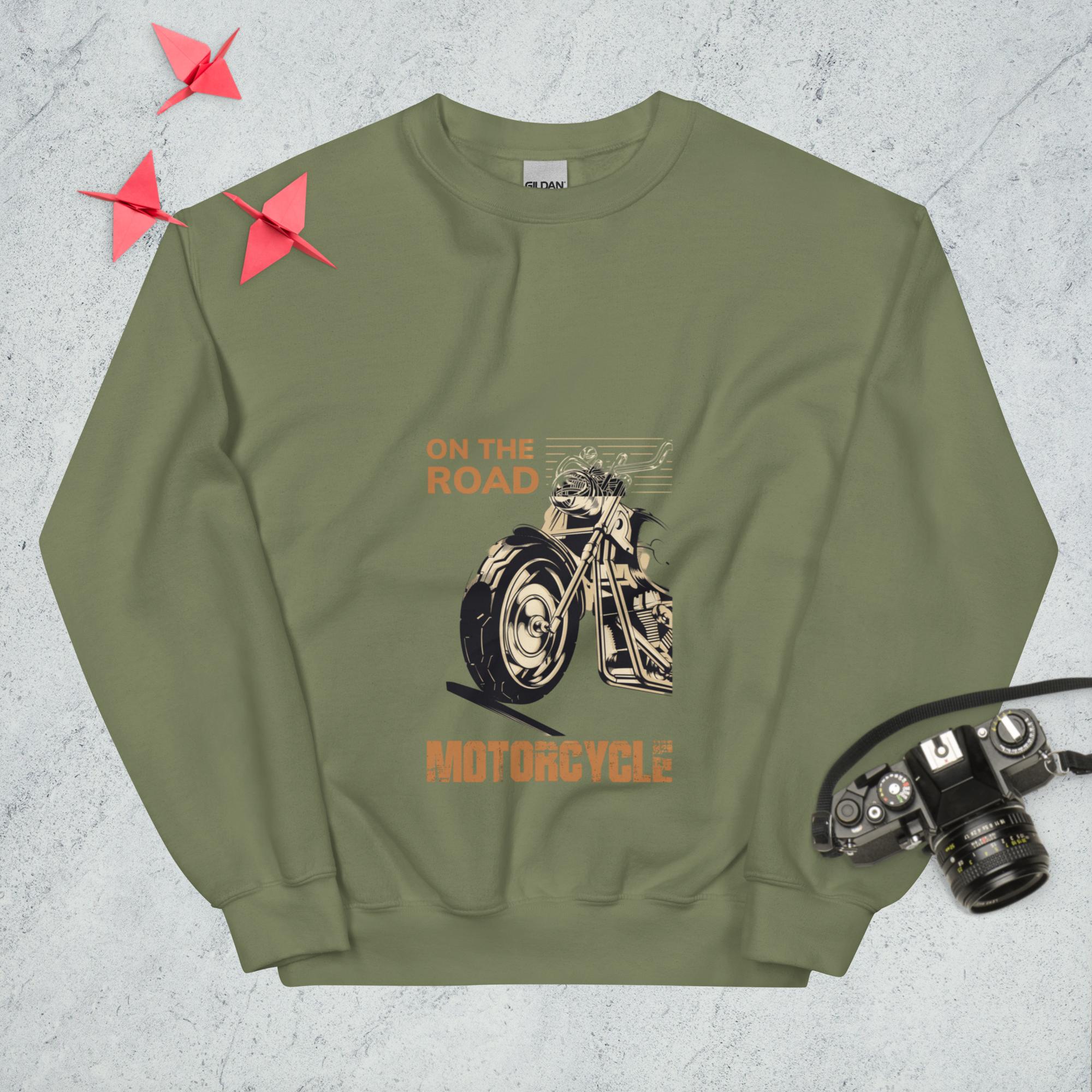 Sweatshirt "On The Road Motorcycle" - Koolmi