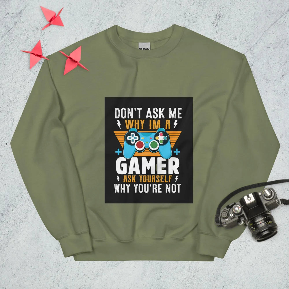 Sweatshirt "Don't Ask Me Why Im A Gamer"