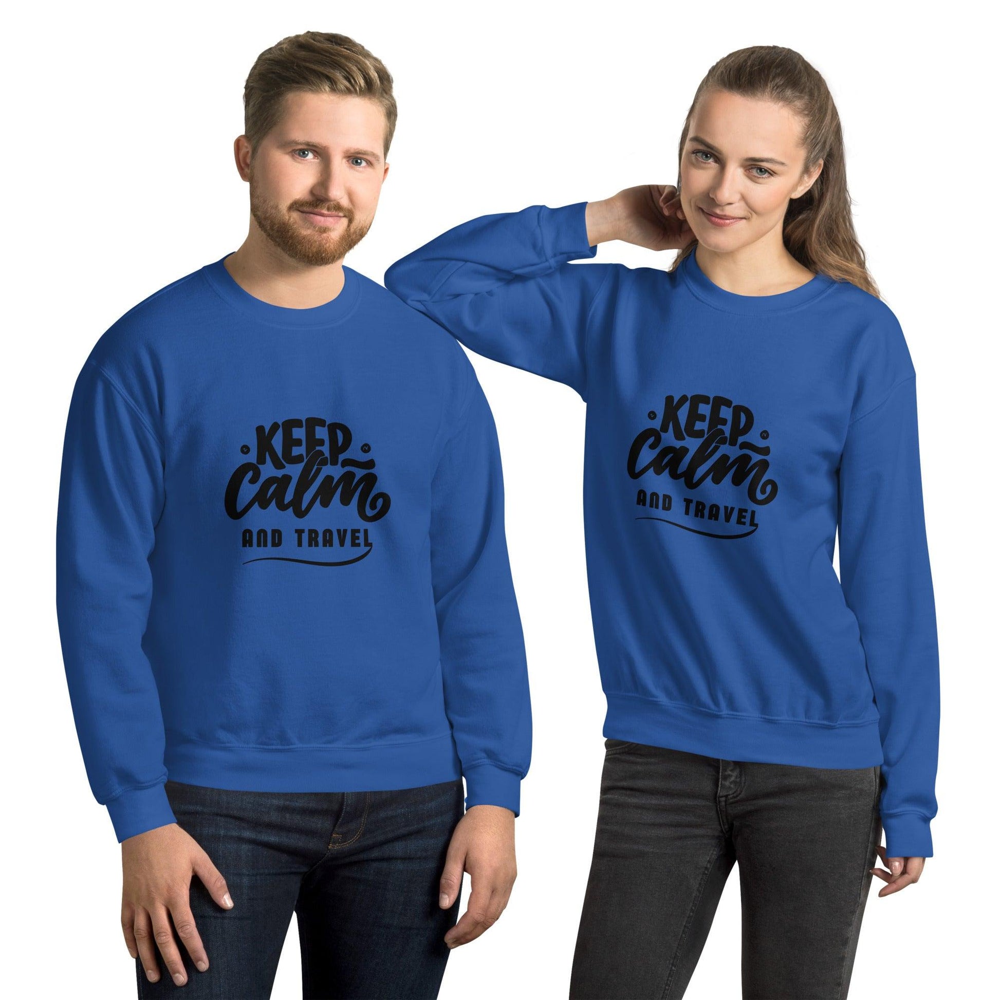 Sweatshirt "Keep Calm And Travel" - Koolmi