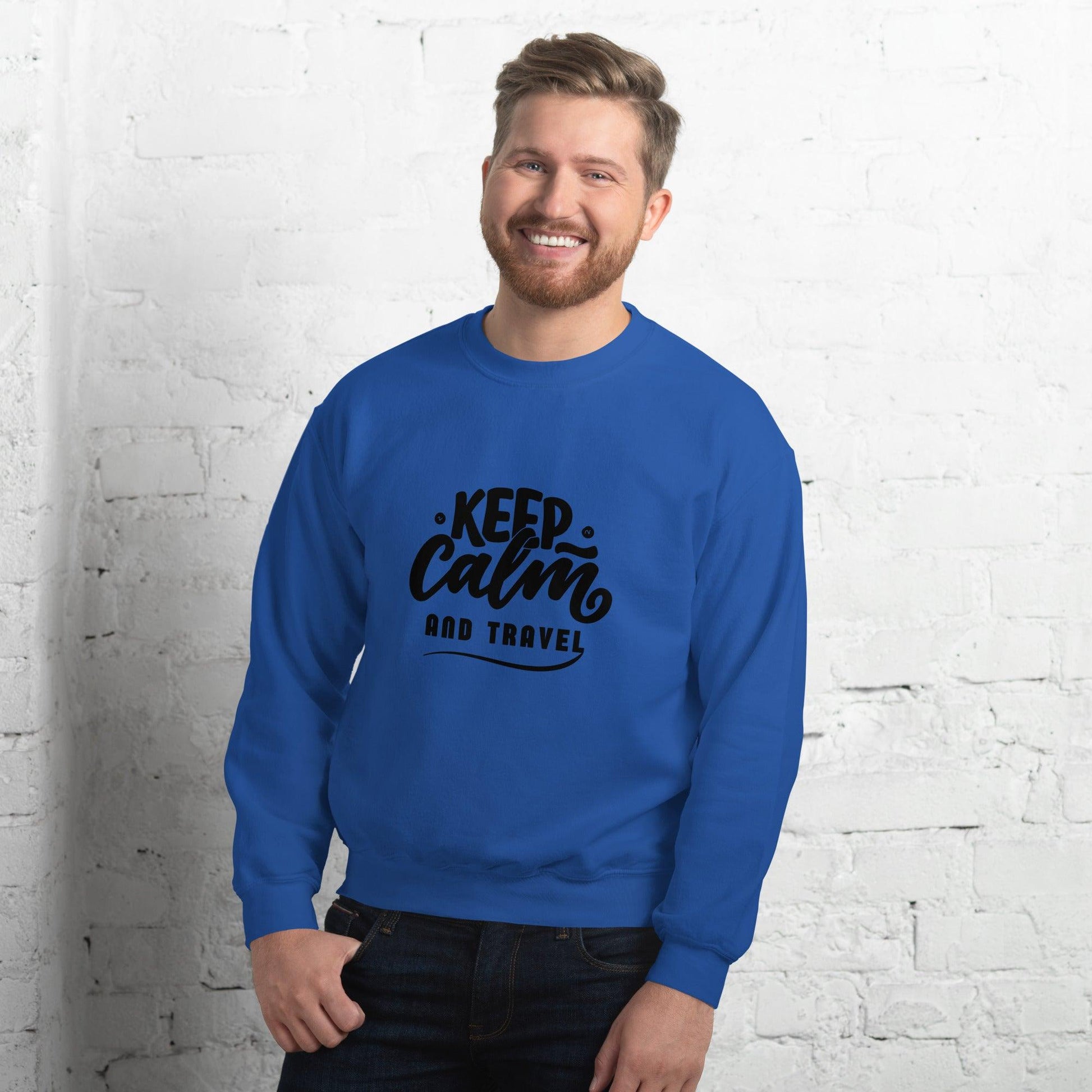 Sweatshirt "Keep Calm And Travel" - Koolmi